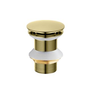 Донный клапан для раковины Aquatek AQ6003PG полированное золото